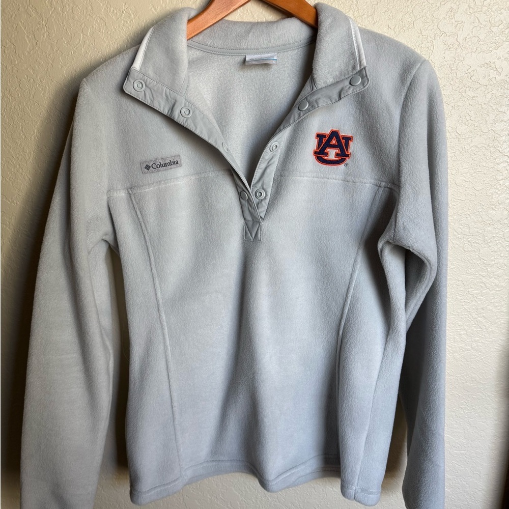 Columbia Ladies AUBURN UNIVERSITY Benton Springs Half Snap Pullover Size Small
